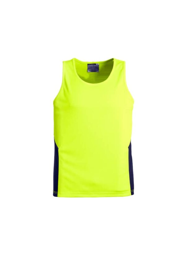 Mens Hi Vis Squad Singlet - Image 8