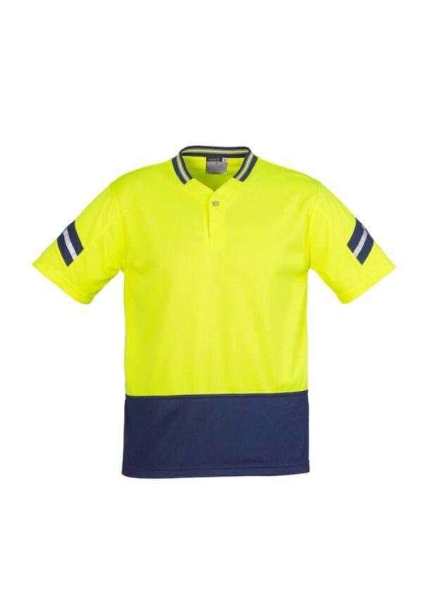 Mens Hi Vis Astro Short Sleeve Polo - Image 2