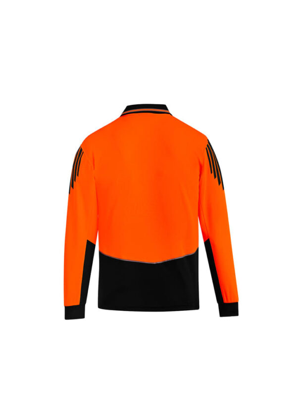 Mens Hi Vis Flux Long Sleeve Polo - Image 11