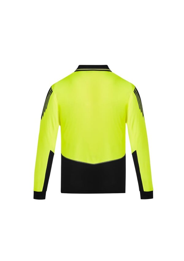 Mens Hi Vis Flux Long Sleeve Polo - Image 13