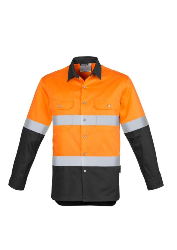 Mens Industrial Long Sleeve Shirt - Hoop Taped - Image 2