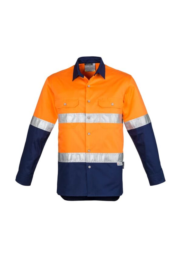 Mens Industrial Long Sleeve Shirt - Hoop Taped