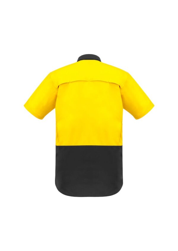 Mens Rugged Cooling Hi Vis Short Sleeve Shirt - Image 3