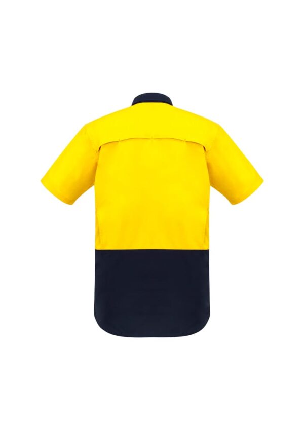 Mens Rugged Cooling Hi Vis Short Sleeve Shirt - Image 5