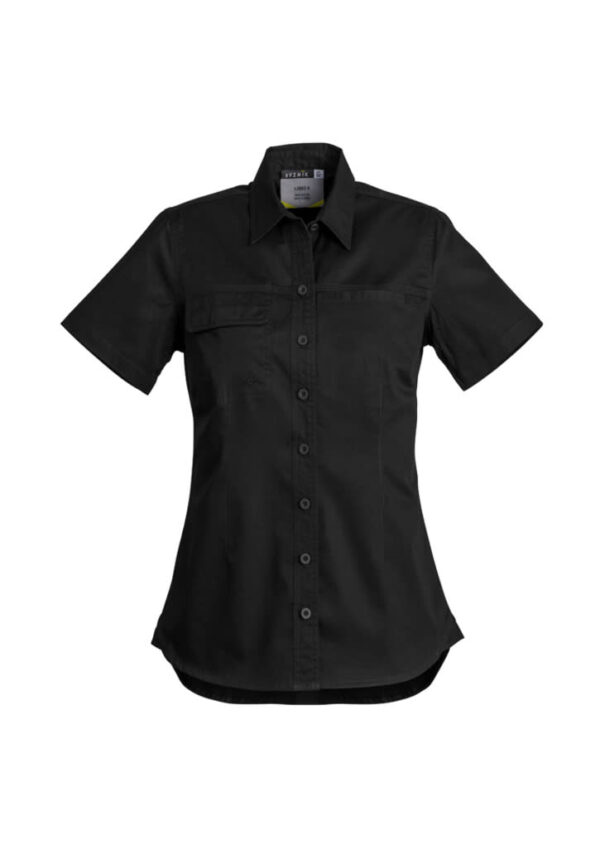 Womens Lightweight Tradie Short Sleeve Shirt - Image 8