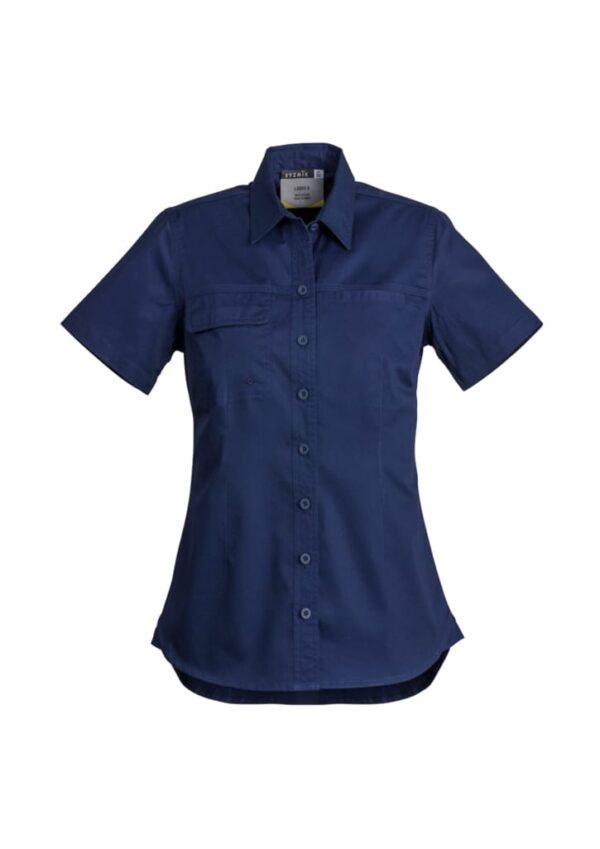 Womens Lightweight Tradie Short Sleeve Shirt - Image 4