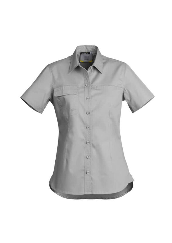 Womens Lightweight Tradie Short Sleeve Shirt - Image 6