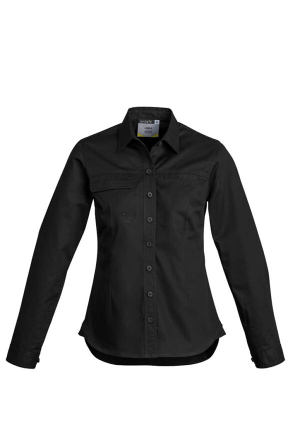 Womens Lightweight Tradie Long Sleeve Shirt - Image 8