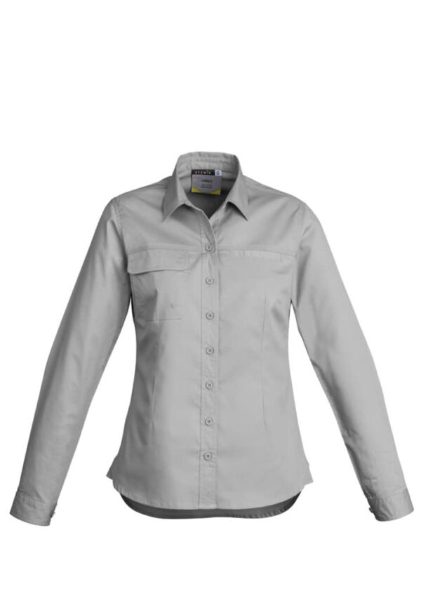 Womens Lightweight Tradie Long Sleeve Shirt - Image 6