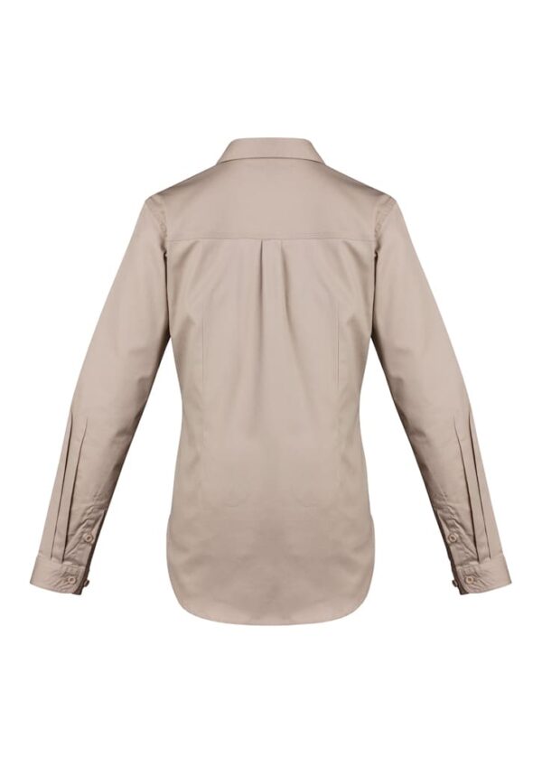 Womens Lightweight Tradie Long Sleeve Shirt - Image 3
