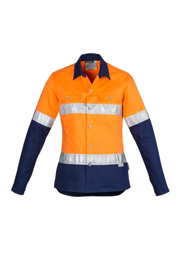 Womens Industrial Long Sleeve Shirt - Hoop Taped - Image 2