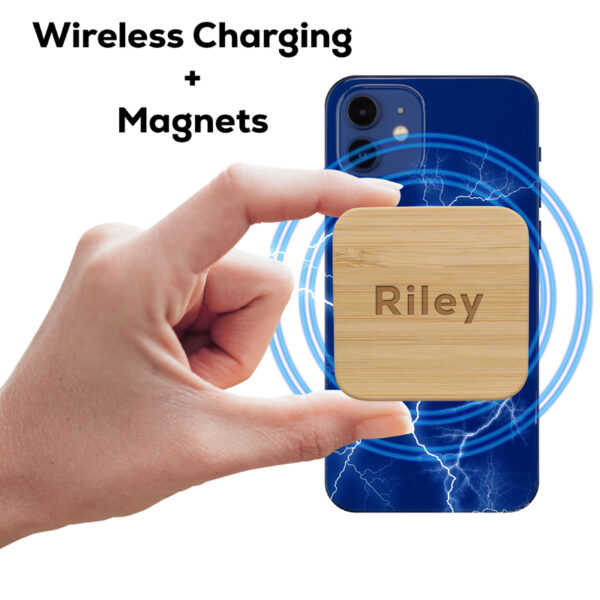 Riley Magnetic Bamboo Charger - Image 7