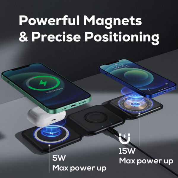 Balley Pro 3n1 Magnetic 15W Wireless Charger - Image 3