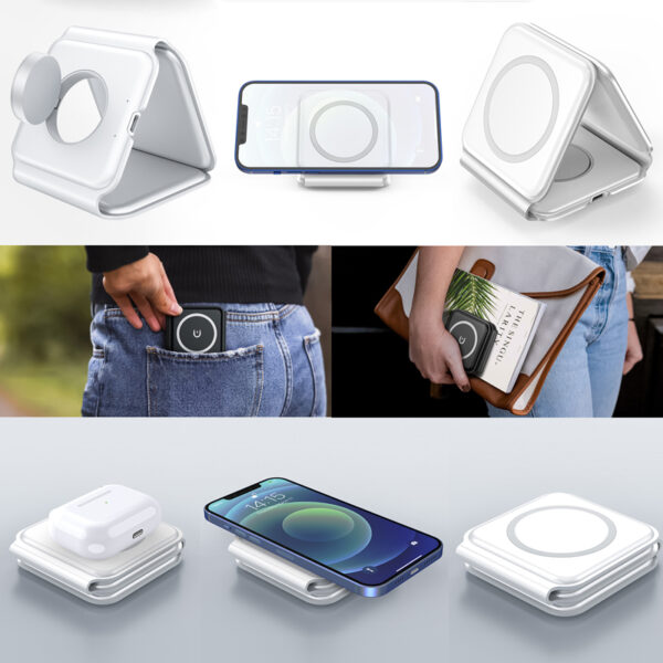 Balley Pro 3n1 Magnetic 15W Wireless Charger - Image 4