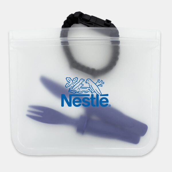 PEVA Reusable Food Storage Bag (21.5 cm x 18cm) - Image 2