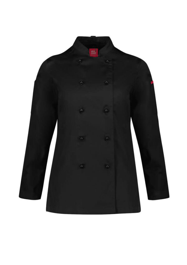 Womens Al Dente Long Sleeve Chef Jacket - Image 4