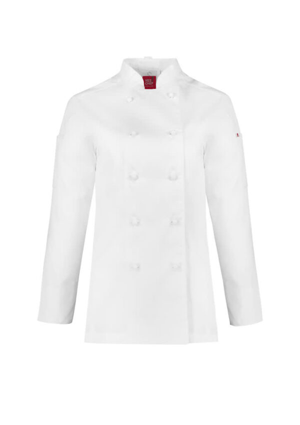 Womens Al Dente Long Sleeve Chef Jacket - Image 2