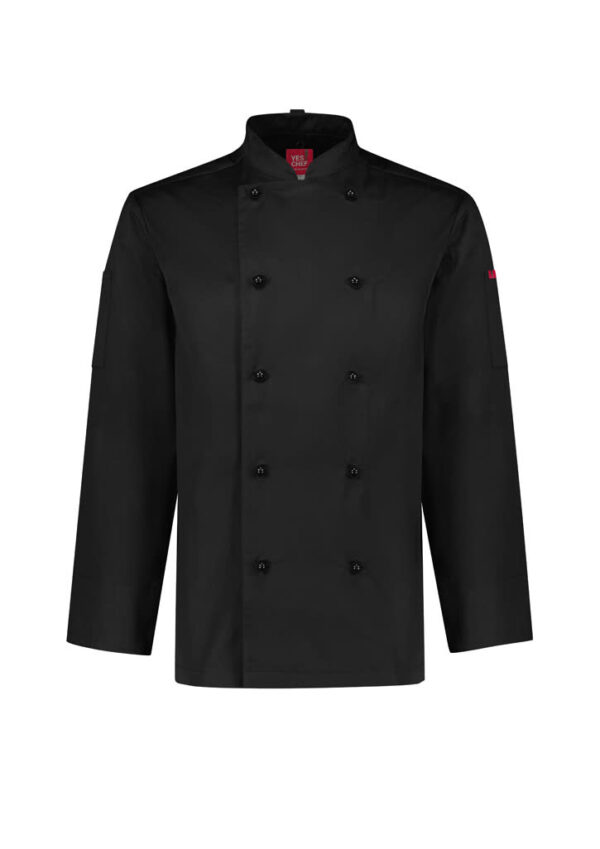 Mens Al Dente Long Sleeve Chef Jacket - Image 6
