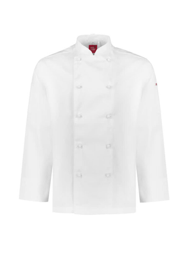 Mens Al Dente Long Sleeve Chef Jacket - Image 4