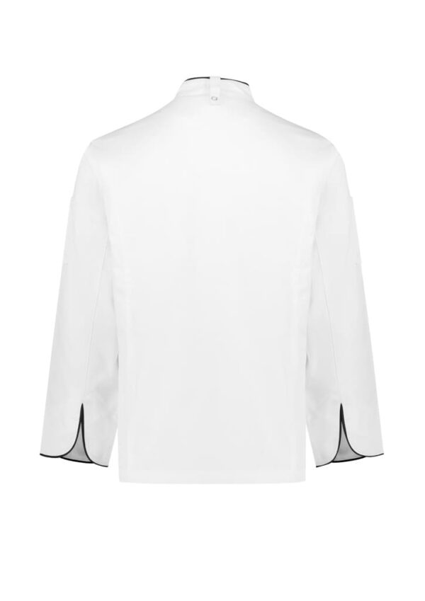 Mens Al Dente Long Sleeve Chef Jacket - Image 3