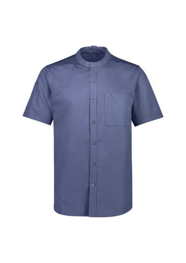 Mens Salsa Short Sleeve Chef Shirt - Image 6