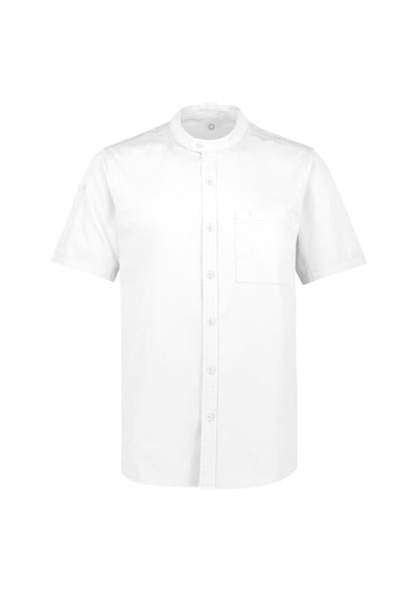 Mens Salsa Short Sleeve Chef Shirt - Image 4