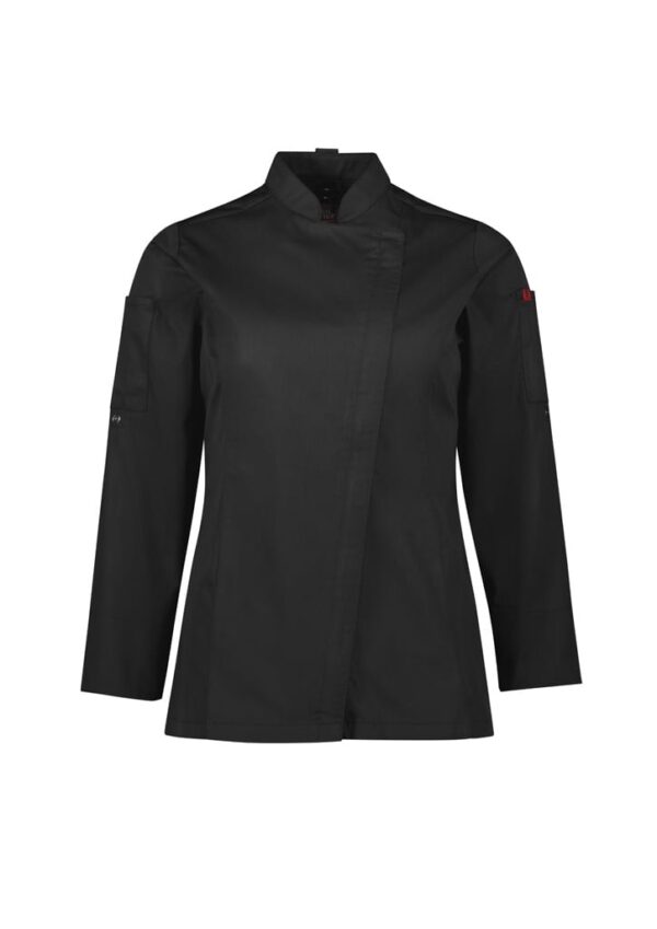 Womens Alfresco Long Sleeve Chef Jacket - Image 4