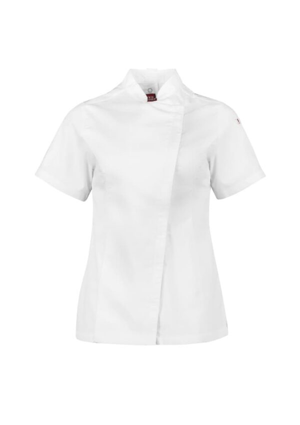 Womens Alfresco Short Sleeve Chef Jacket - Image 2