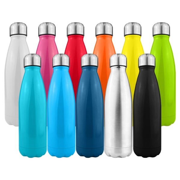 Komo Shiny Stainless Steel Drink Bottle Single Wall - Image 2