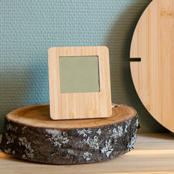 Bamboo Desk Clock - Image 5