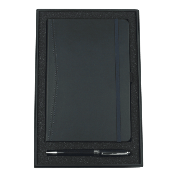 Gift Set with 9198 Pedova Pocket Bound JournalBook & 6002 Bristol Twist Ballpoint Pen - Image 3