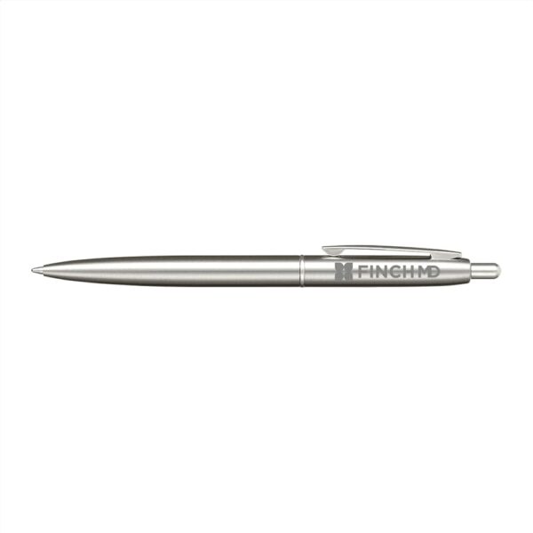 Gift Set with KT1001 Karst A5 Stone Paper Hardcover Notebook & 1066 Recycled Stainless Steel Pen - Image 4