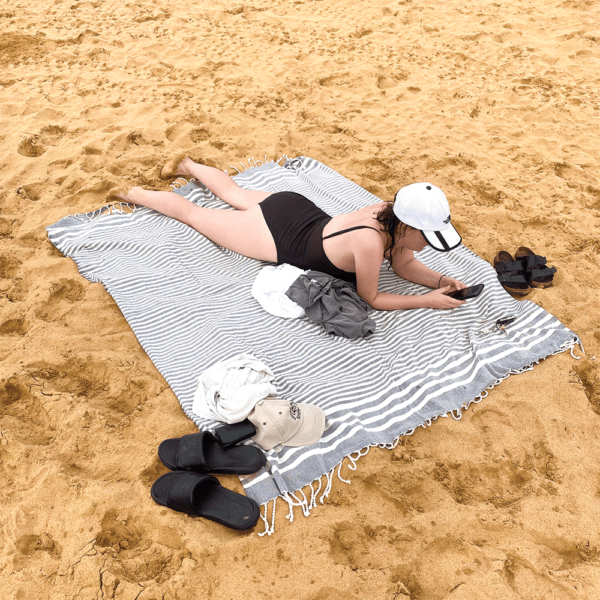 Hilana Upcycled Fethiye Throw Blanket - Image 5