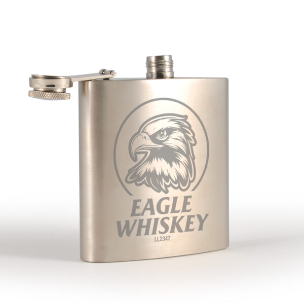 Stainless Steel Hip Flask - Image 4