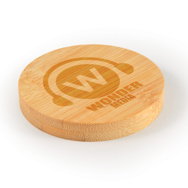 Discus Bamboo Bottle Opener Coaster - Image 3