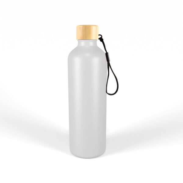 Gelato Aluminium Drink Bottle with Bamboo Lid - Image 2