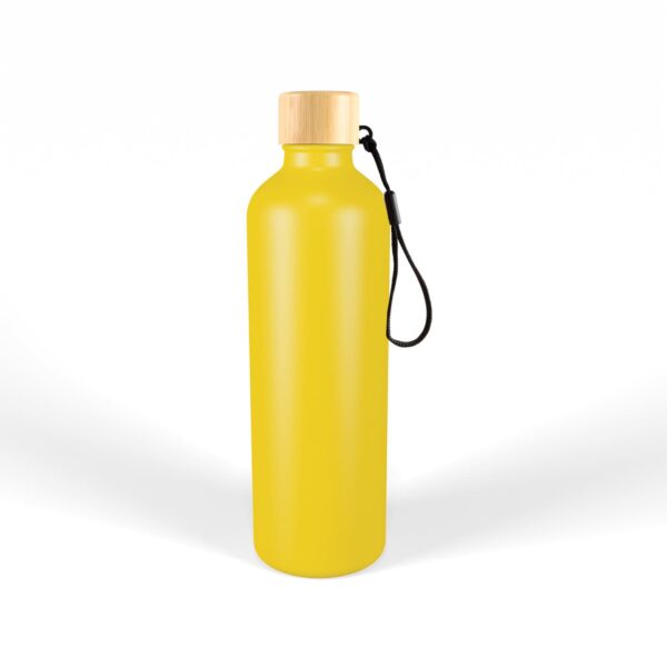 Gelato Aluminium Drink Bottle with Bamboo Lid - Image 3