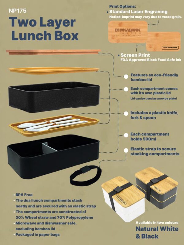 Two Layer Lunch Box - Image 8