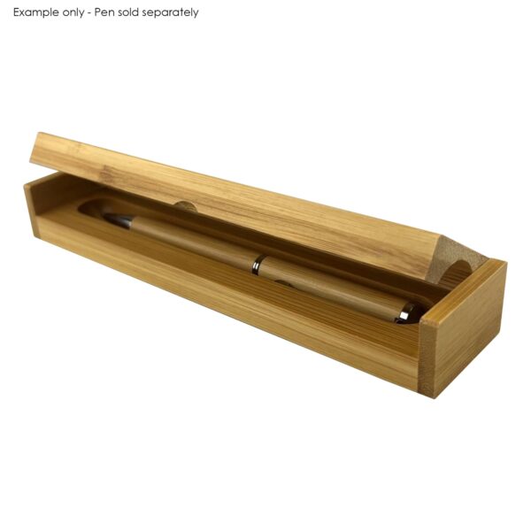 Bamboo Single Pen Gift Box - Image 4