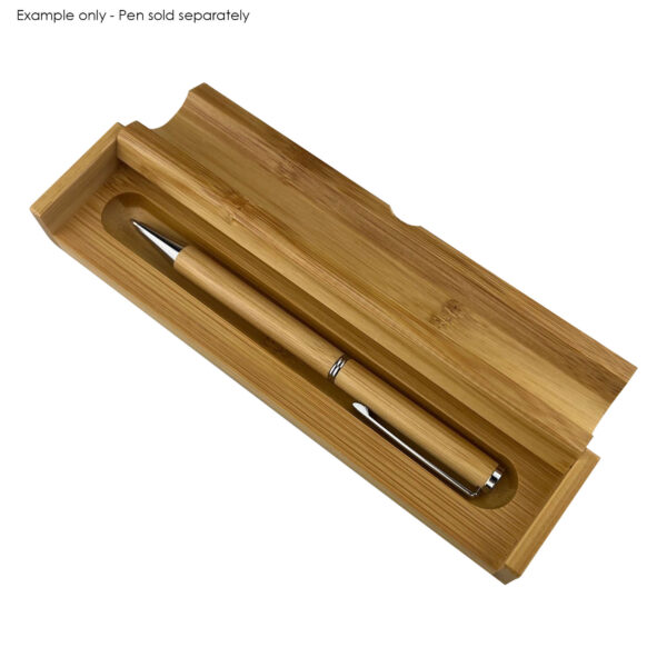 Bamboo Single Pen Gift Box - Image 5