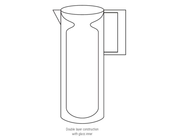 Stainless Steel Vacuum Jug 1lt - Image 2