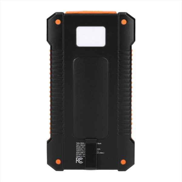 Helio 5000 mAh Solar Power Bank - Image 3