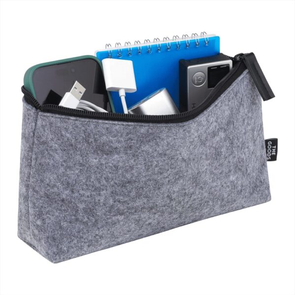 The Goods Recycled Felt Zippered Pouch - Image 2