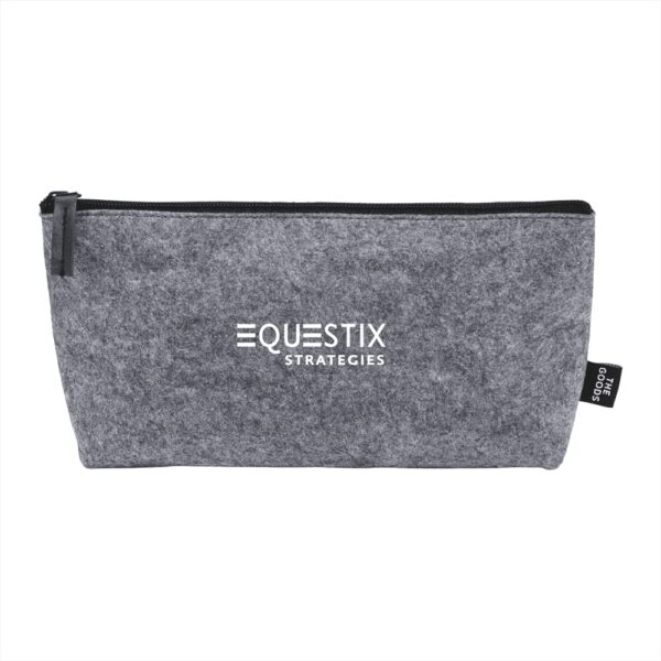 The Goods Recycled Felt Zippered Pouch - Image 4