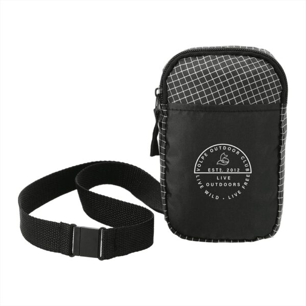Grid Lanyard Phone Pouch - Image 5