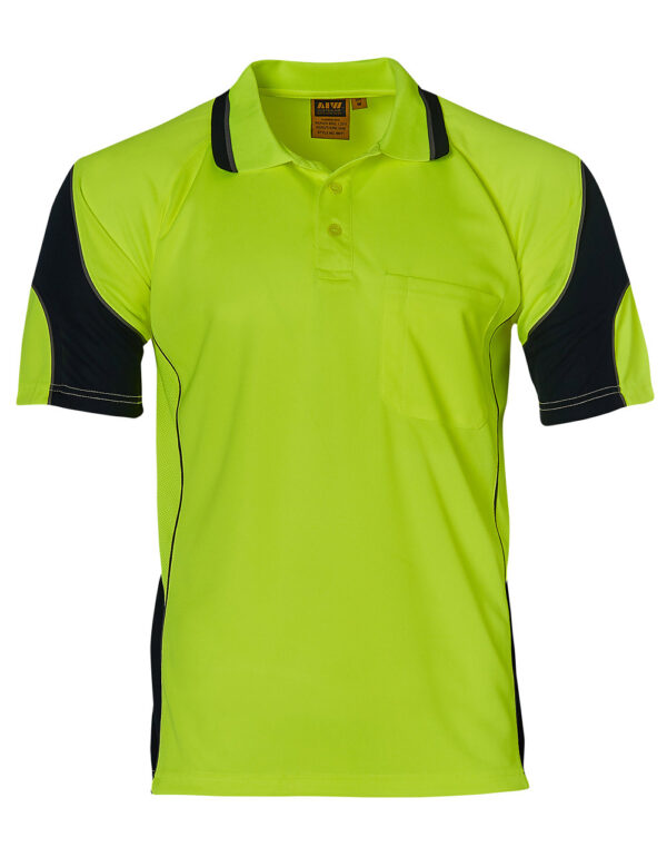 Alliance Short Sleeve Safety Polo   Unisex - Image 4
