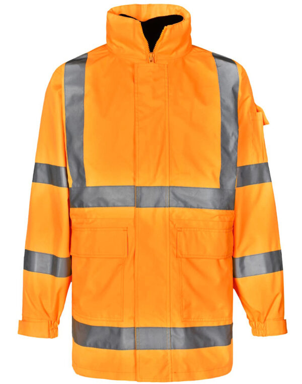 Vic Rail Hi Vis Safety Jacket   Unisex - Image 3