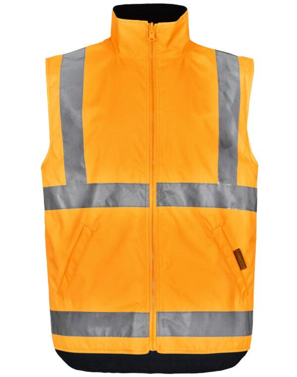 Vic Rail Hi Vis Reversible Safety Vest   Unisex - Image 3