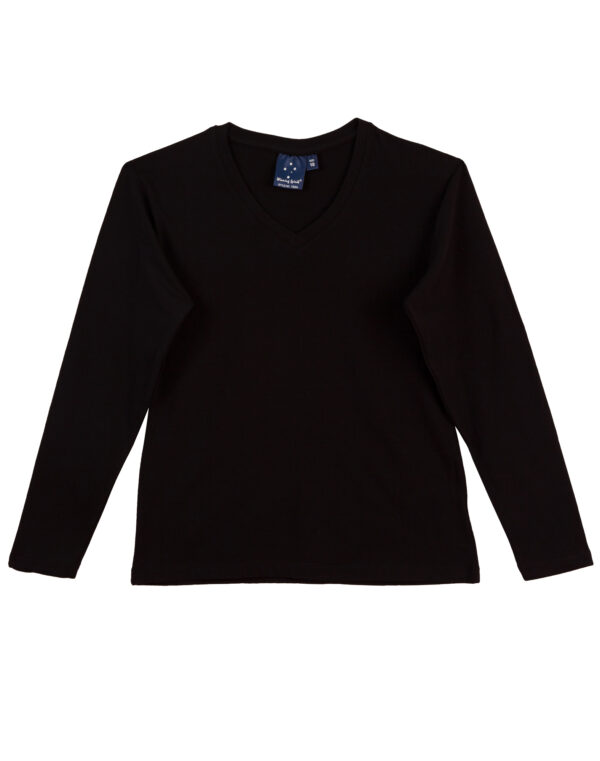 Stretch Long Sleeve Tee Ladies' - Image 3