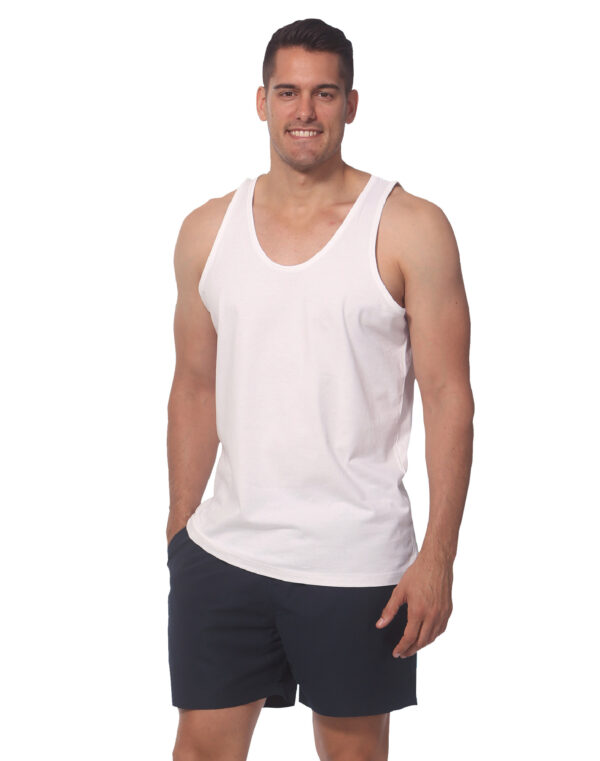 Trainer's Cotton Singlet Men's - Image 2